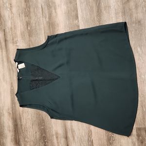 H&M Green Sleeveless Top